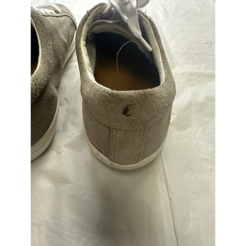 Frye Kerry Shoes Women's 9M Beige‎ White Suede Leather Lace Up Low Top Sneakers - Picture 7 of 9